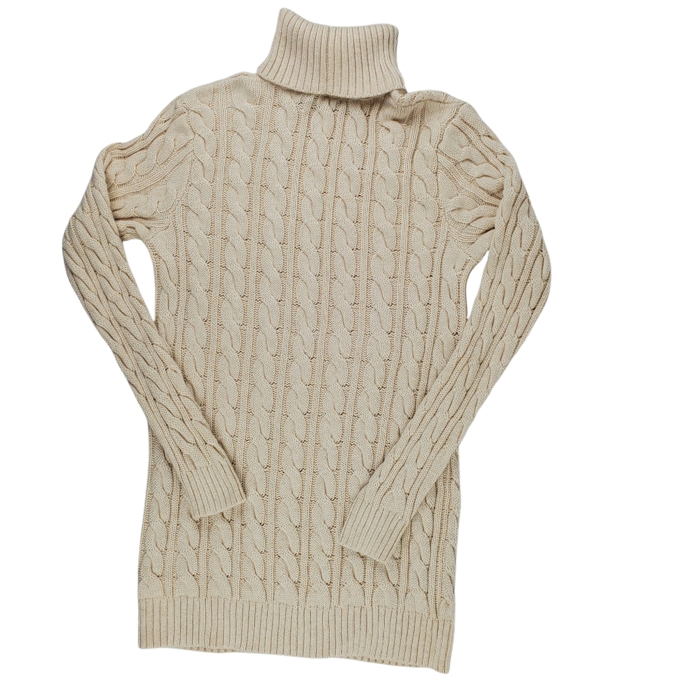 Jeanne Pierre vintage heavy cable knit sweater S - Picture 2 of 8